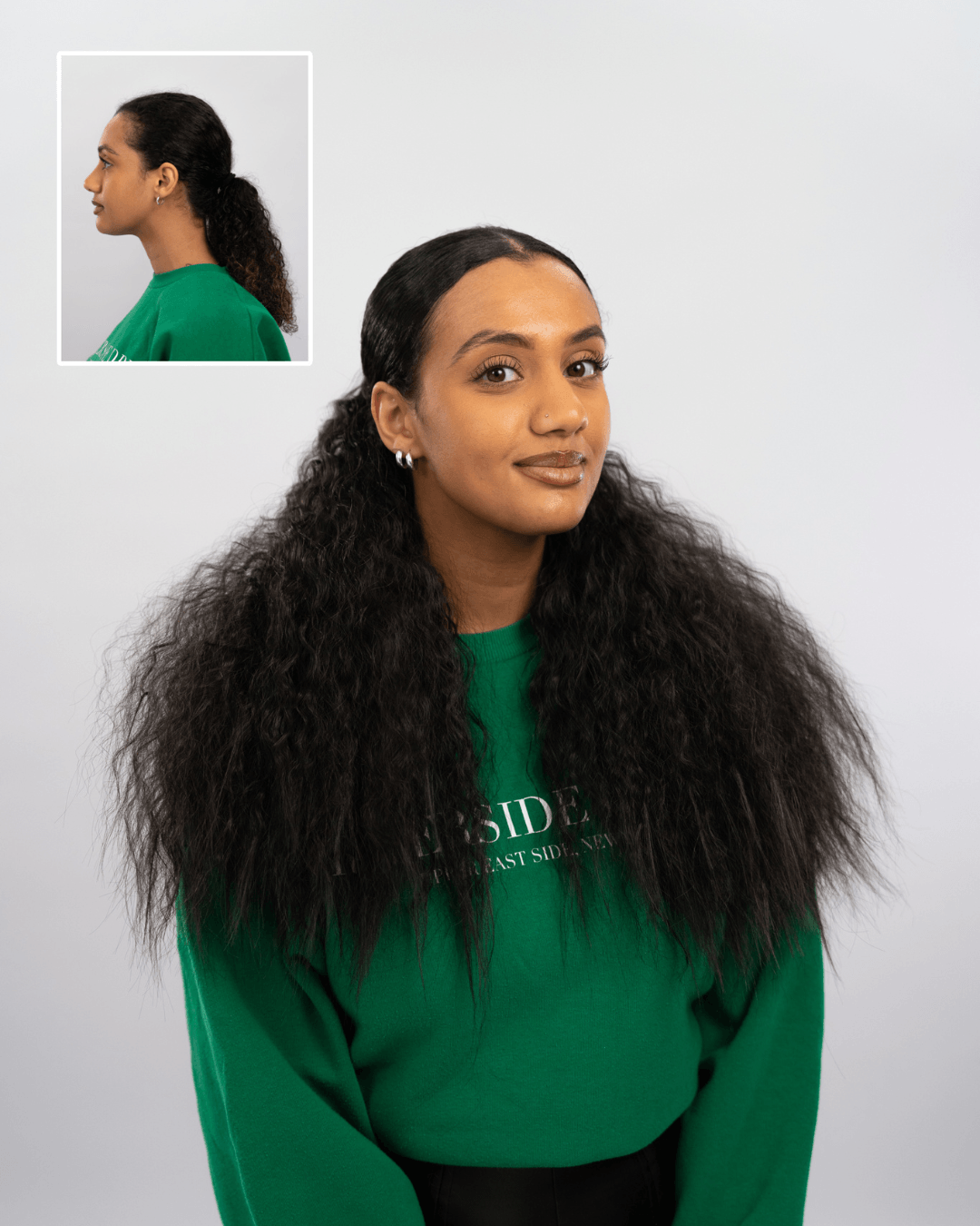 "ELLINOR" - 55cm pequeño ondulado