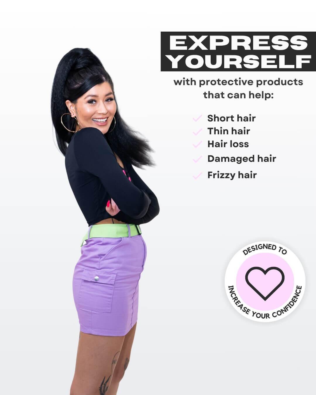 „ALICE“ – 70 cm lockig